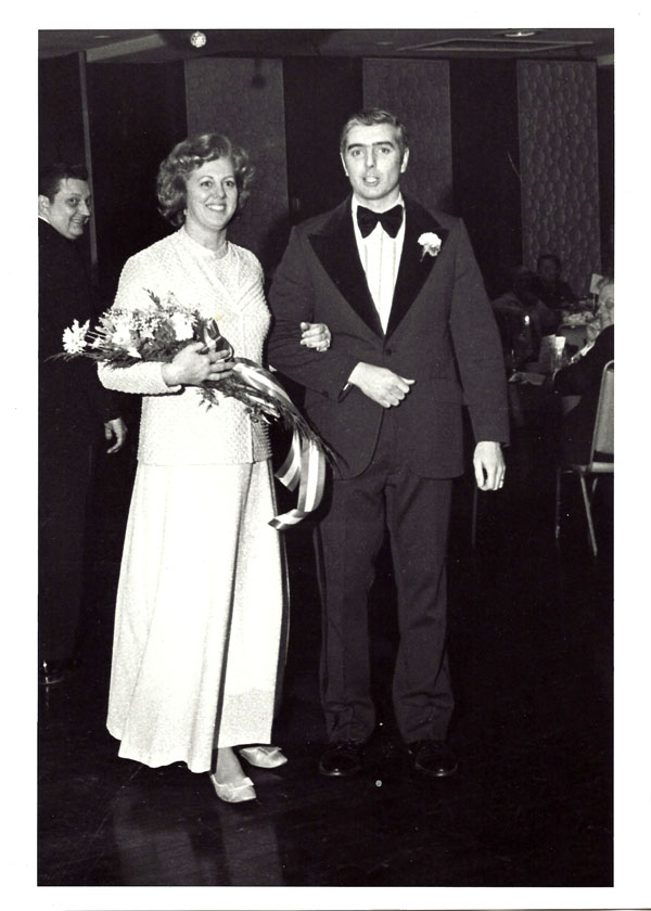 Mrs. Ruth Bolz with John Schatz